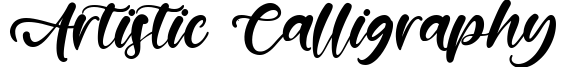 Artistic Calligraphy