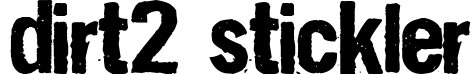 Dirt2 Stickler