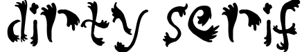 Dirty Serif