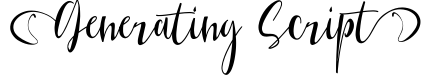 Generating Script