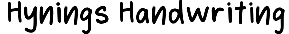 Hynings Handwriting