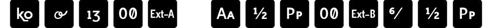 Icons OpenType
