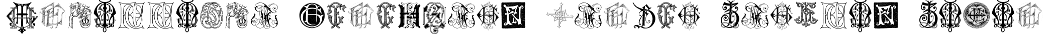 Intellecta Monograms Random Samples Seven