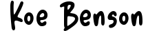Koe Benson