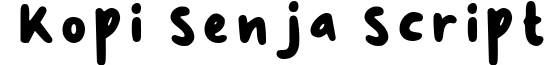 Kopi Senja Script