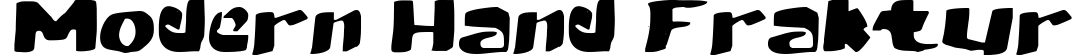 Modern Hand Fraktur