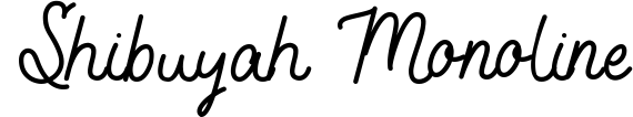 Shibuyah Monoline