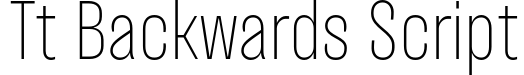 TT Backwards Script