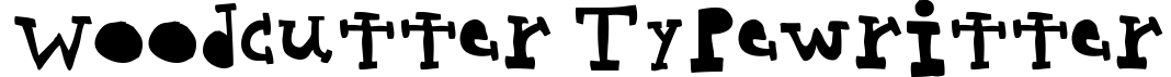 Woodcutter Typewritter