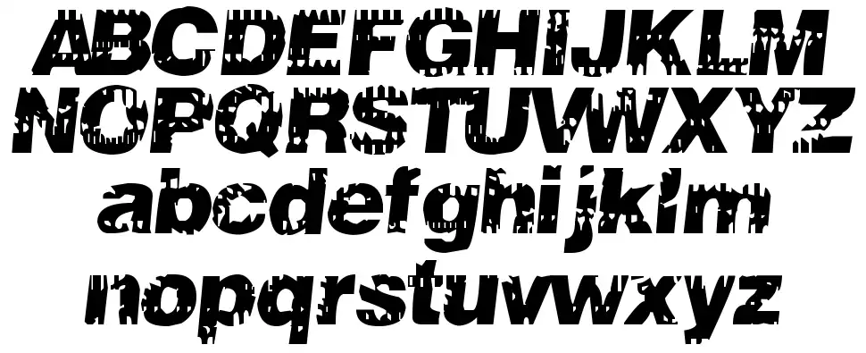 106 Beats Thatfont specimens