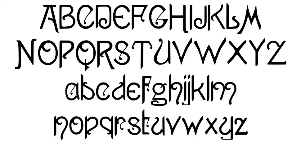 1886's Pansy Espécimes 1886's Pansyfont specimens