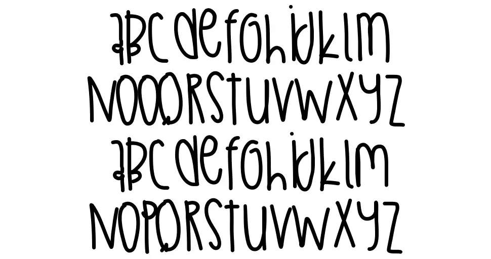 Abstract Thingfont specimens