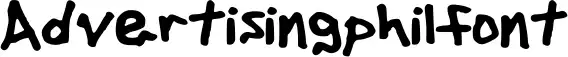 Advertisingphilfont