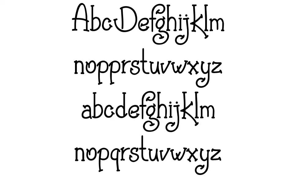 Agrifanfont specimens
