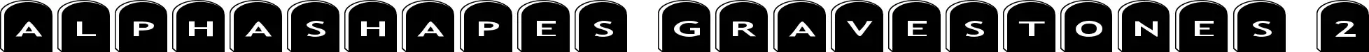 AlphaShapes gravestones 2
