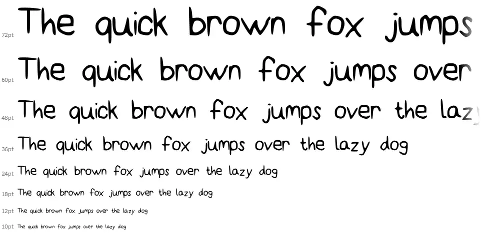 Amazing Basicfont waterfall