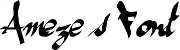 Ameze's Font
