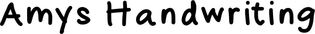 Amys Handwriting