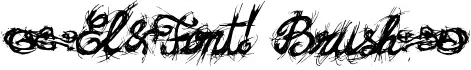 &lt;El&Font! Brush&gt;