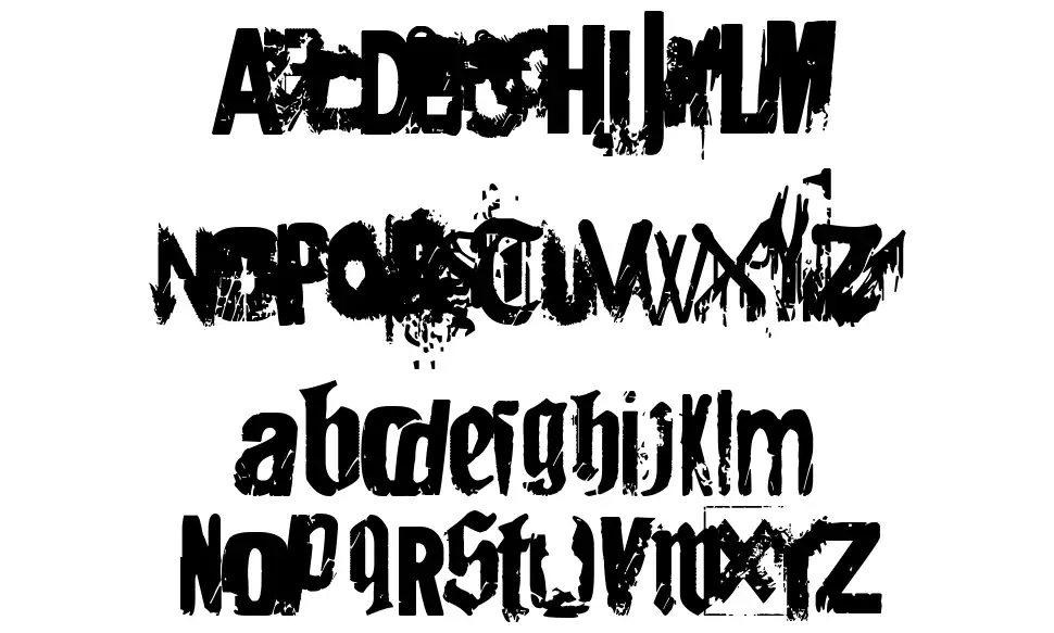 Angsterdamnfont specimens