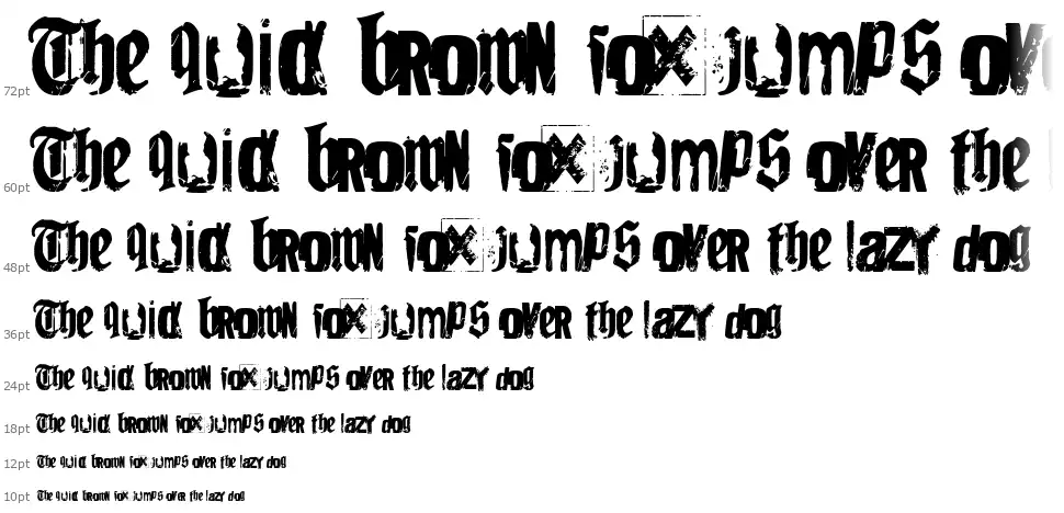 Angsterdamnfont waterfall