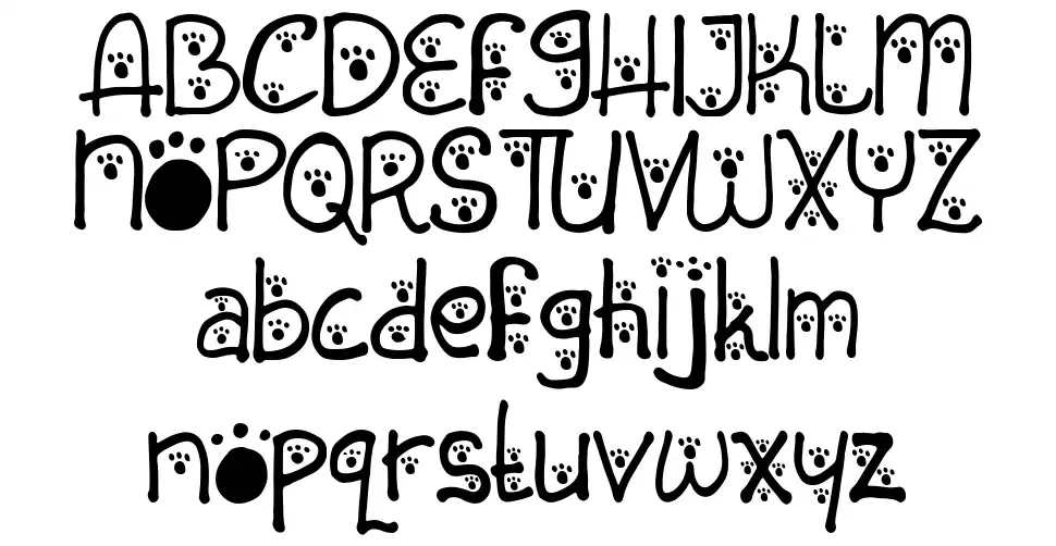 Animal Instingfont specimens
