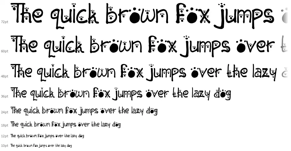 Animal Instingfont waterfall