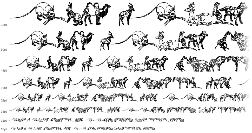 Animalinefont waterfall