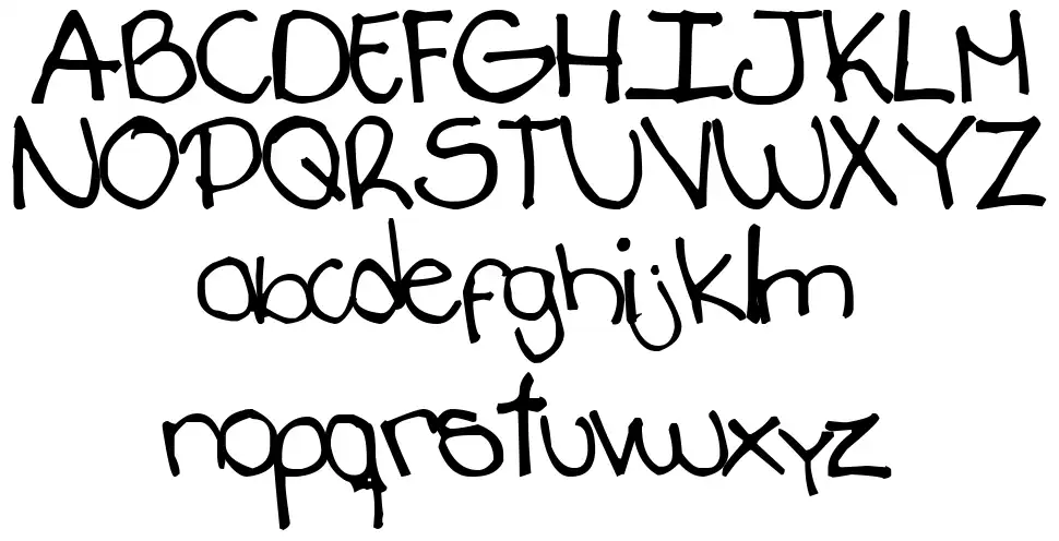 Annoyed Teenagerfont specimens