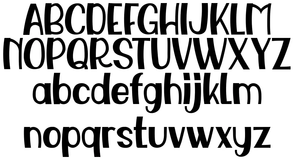 Awesome Party Displayfont specimens