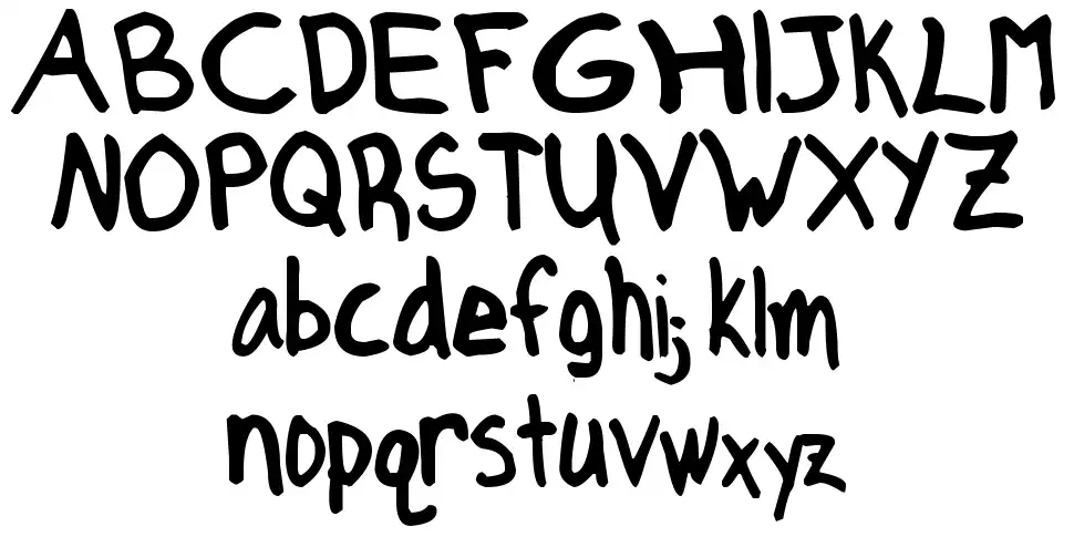 Axe Handfont specimens