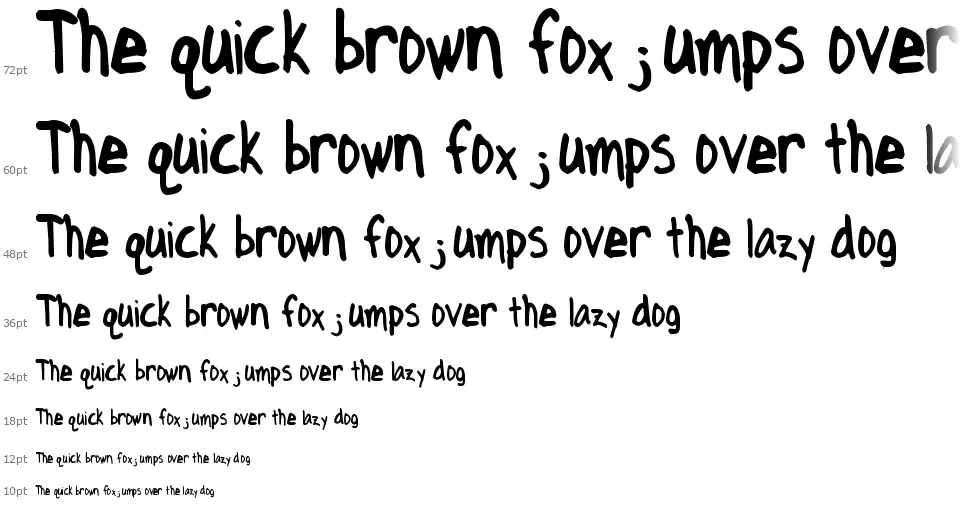 Axe Handfont waterfall