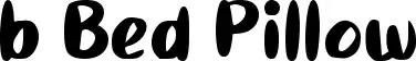 b Bed Pillow