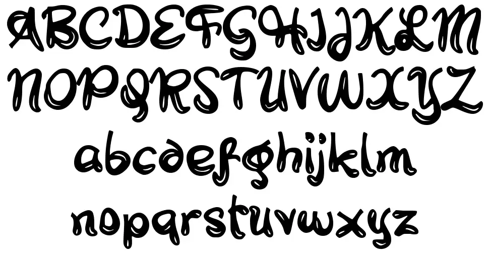 b Bungakufont specimens