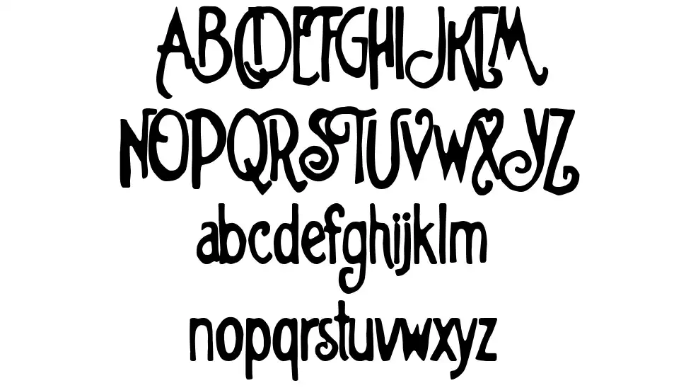 Back To The Fantasyfont specimens