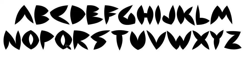 Backside Airfont specimens