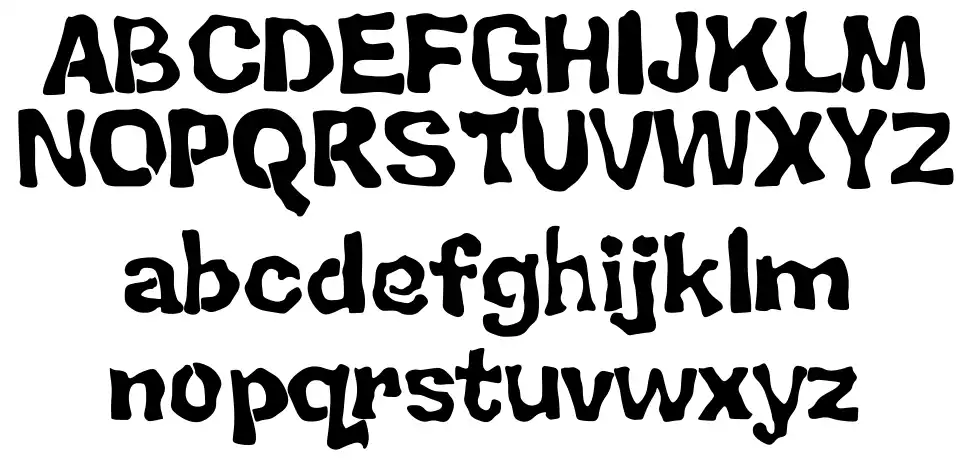 BackSplatterfont specimens