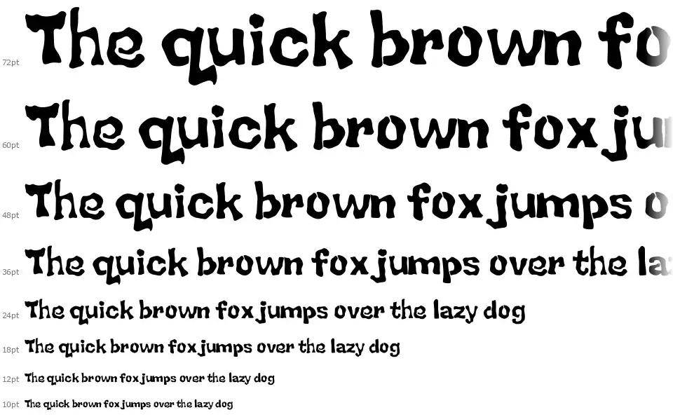 BackSplatterfont waterfall