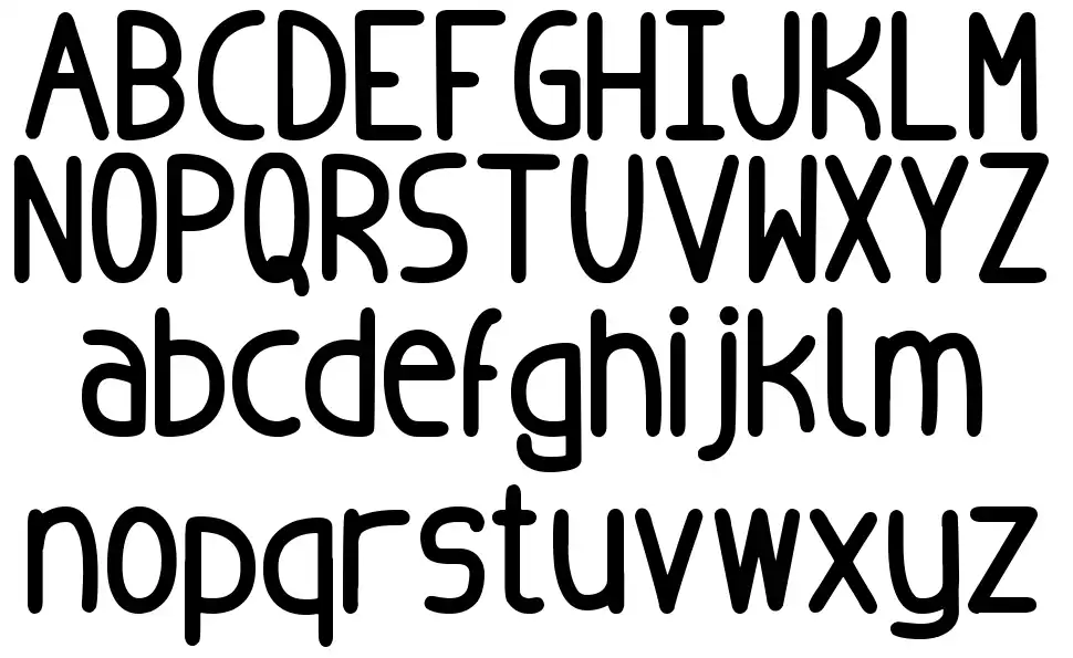 Badopus TFBfont specimens