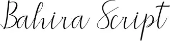 Bahira Script