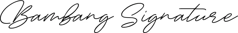 Bambang Signature