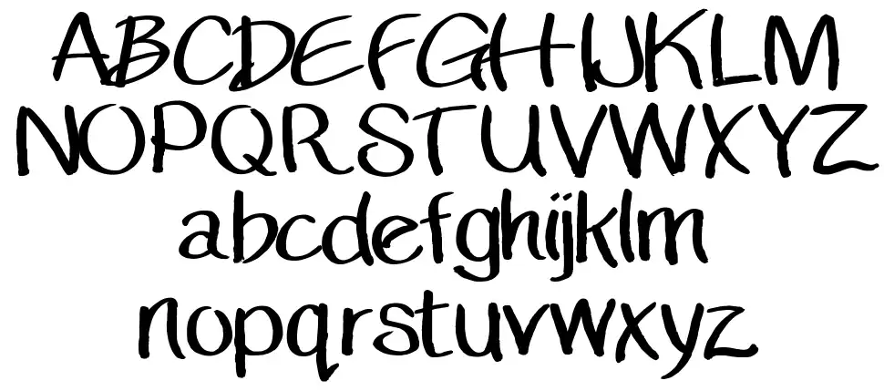 Banda 2020font specimens