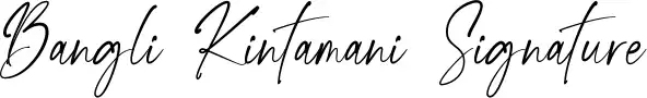 Bangli Kintamani Signature