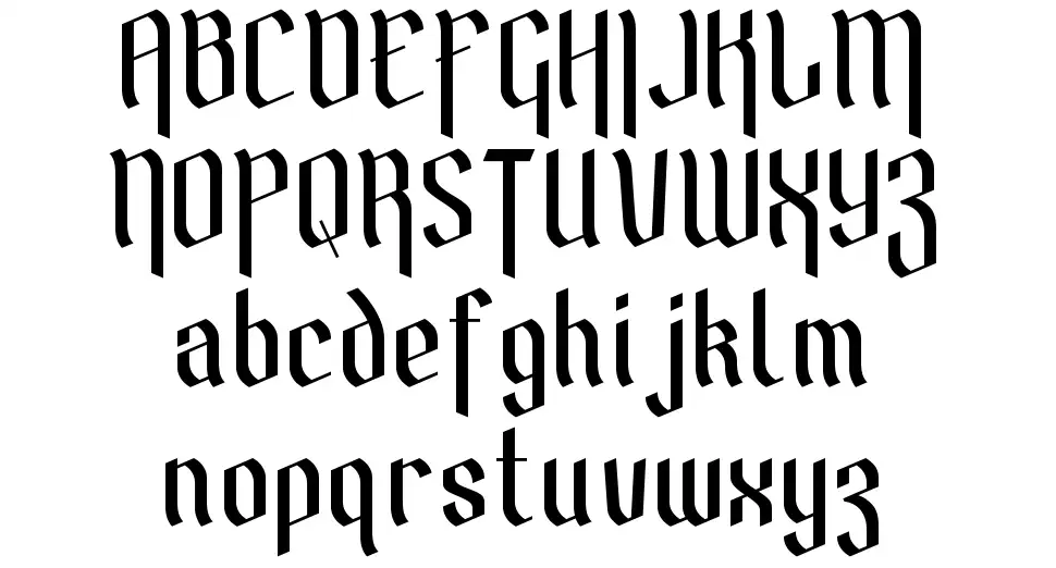 Barklisefont specimens