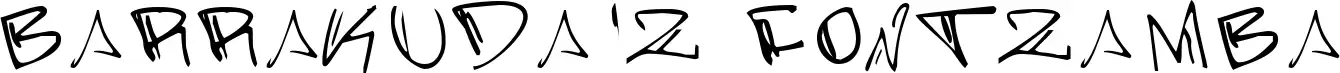Barrakuda'z FontZamba