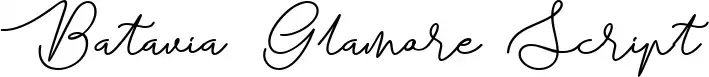 Batavia Glamore Script