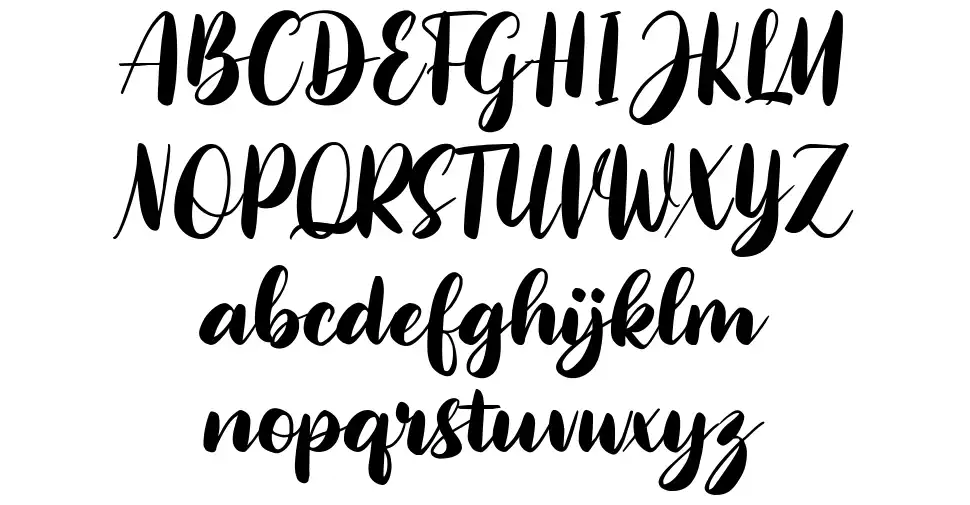 Beauty in the Stardustfont specimens