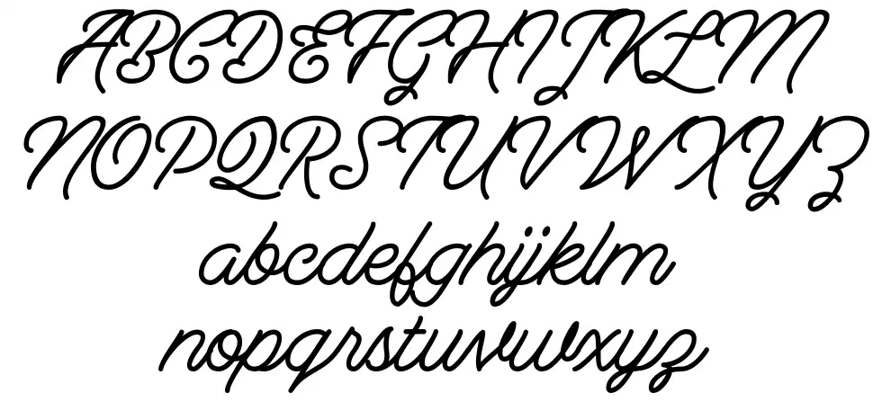 Berliana Monolinefont specimens