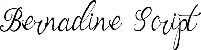 Bernadine Script