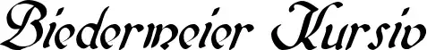 Biedermeier Kursiv